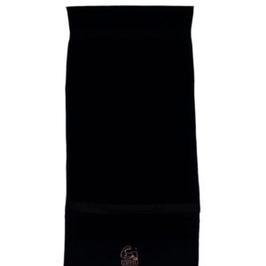 Pink embroided  sports towl with zipper compartment