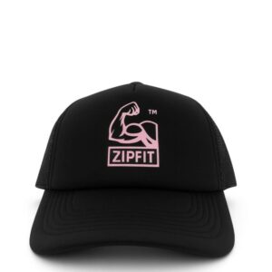 Zipfit pink foam trucker cap